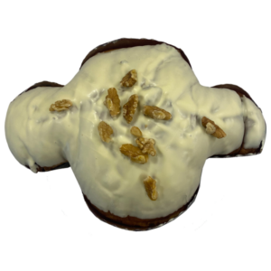 Colomba noci, fichi e glassa al cioccolato bianco con lievito madre