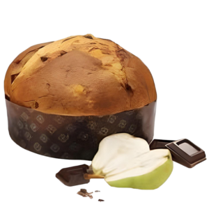 Panettone artigianale alle pere candite e cioccolato fondente