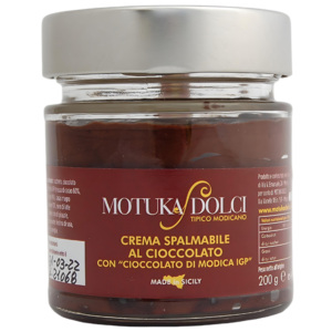 Crema spalmabile al cioccolato di modica igp